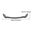 Front Bumper Lip Spoiler for Mercedes-Benz S Class S400L S500L S600L 4 Door Sport 2014 - 2017 Carbon Fiber Front Bumper Lip