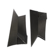 W205 C63 Carbon Side Door Scoops Skirts Trim for Mercedes Benz C63 AMG Coupe 14-17