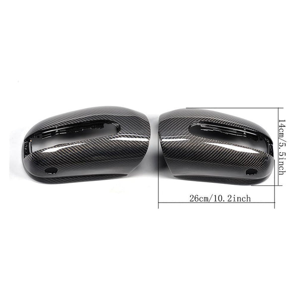Carbon Fiber Side Rearview Mirror Cover Caps for Benz S-Class W220 S600 S500 S350 S320 S280 1998-2001