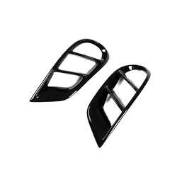 Gloss Black Fog Lamp Covers for Mercede s Ben z C Class W205 Sport 2015-2017