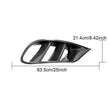 Mercedes Benz S Class Carbon Fiber Front Foglamp Cover Trims Coupe 2 Door 2014-2017