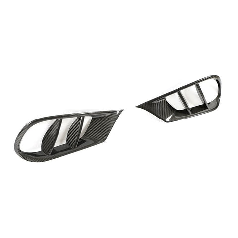 Mercedes Benz E Class W212 Carbon Fiber Front Bumper Vent Trims 4 Door 2014-2016