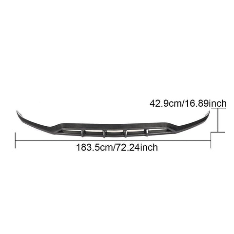 X253 Front Spoiler Lip Carbon Fiber for Mercedes Benz GLC300 GLC350 GLC43 Sport Utility 4-Door 2020