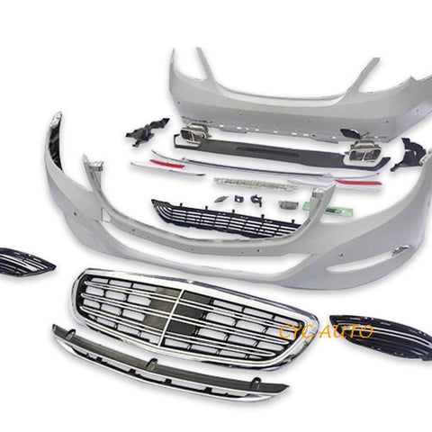 w213 Maybach bodykit 2016-2019 for classic version including front bumper/rear bumper/grille