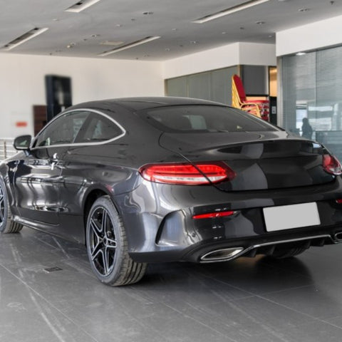 Carbon Fibre C205 Duck Tail Spoiler for Mercedes Benz C200 C300 C350 C43 W205 C63 AMG Coupe 15-19
