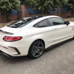 Rear Bumper Vents Carbon Fiber Exterior Trims for Mercedes W205 C63 AMG Coupe 15-17