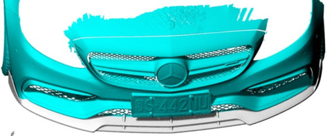 Carbon Fiber W205 C63 Front Bumper Lip for Mercedes Benz C63 AMG Sedan 4-Door 15-18