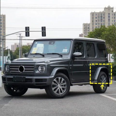 For Mercedes Benz W463 Base Wagon 19UP Real Dry Carbon Fiber Wheel Eyebrow Arch Trim Lips Fender Flares Protector