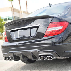 Carbon W204 Spoiler Wing for Mercedes-Benz C-Class W204 C180 C200 C250 C300 C63 AMG Sedan 4-Door 2008-2014