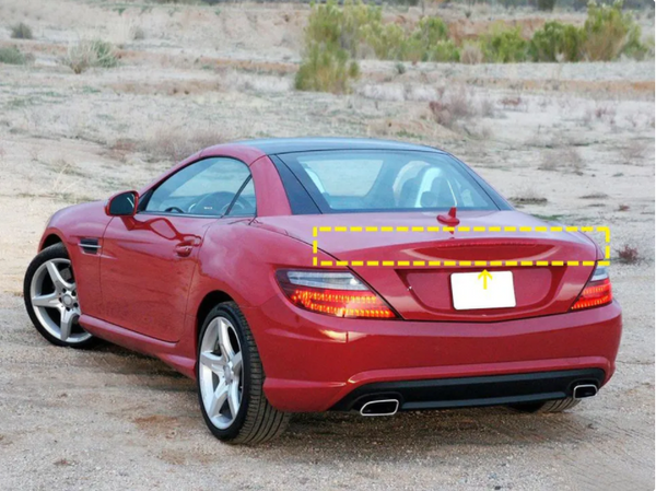 Carbon Fiber Rear Trunk Spoiler for Mercedes Benz SLK SLC Class R172 2011-2019