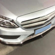 Front Bumper Lip Spoiler Splitters for Mercedes-Benz C-Class W205 C205 Coupe Sedan Sport C43 AMG 2014 - 2017 Carbon Fiber