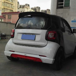 Carbon Fiber Wing Roof Spoiler for Smart Fortwo Coupe 2-Door 16-17