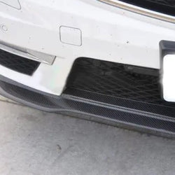Carbon Fiber / FRP Front Bumper Lip Spoiler Splitters for Mercedes-Benz C-Class W204 C63 AMG Sedan Coupe 2012 - 2014