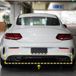 Carbon Fiber W205 C63 Car Diffuser Lip for Mercedes Benz C63 AMG Coupe 2015-2019
