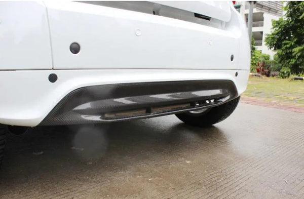 Carbon Fiber Rear Diffuser for Mercedes Smart 2012 2013