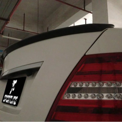 Carbon Fiber Rear Wing Lip Spoiler for Mercedes-Benz C-Calss W204 C300 C350 C230 C250 C63 AMG Sedan 2007 - 2014