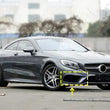 Mercedes Benz S Class Carbon Fiber Front Foglamp Cover Trims Coupe 2 Door 2014-2017