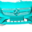 Mercedes Benz GLA45 AMG Carbon Fiber Front Bumper Splitter Canards GLA Class 2017 - 2019
