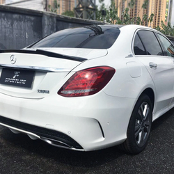 Mercedes W205 four-door vehicle with ML tail