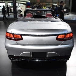 Carbon Fiber S550 S560 S63 S65 Rear Spoiler for Mercedes Benz S-Class AMG Convertible 2-Door 2016-2018