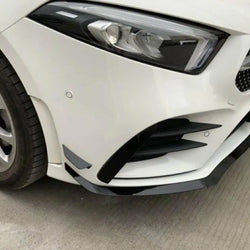 W177 Carbon Fiber Front Bumper lip Splitter For Mercedes Benz A class A220 Sport 2019
