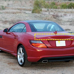 Carbon Fiber Rear Spoiler Wing for Mercedes Benz SLK SLC Class R172 2011-2019