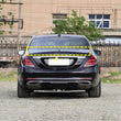 For Mercedes Benz W222 Sedan 14-20 Carbon Fiber Rear Trunk Spoiler Boot Wing Lip