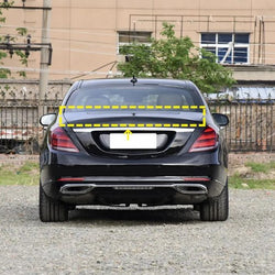 For Mercedes Benz W222 Sedan 14-20 Carbon Fiber Rear Trunk Spoiler Boot Wing Lip