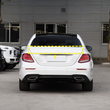 Carbon Fiber W213 Rear Trunk Lid Spoiler for Mercedes Benz E200 E350 E63 AMG Sedan 16-19
