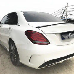 Carbon Fiber Rear Trunk Spoiler Wing For Benz W205 C180 C200 C250 C300 2015-2020