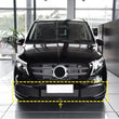Dry Carbon Fiber Front Bumper Car Canards for Mercedes Benz V220D V250 4-Door 2020-2021
