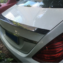 Carbon Fiber Rear Trunk Spoiler Lip Wing for Benz S-Class W222 Sedan 4-Door 2014 - 2017