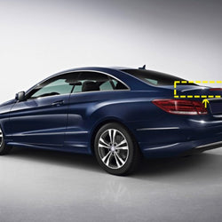 Carbon Fiber W207 Rear Car Spoiler for Mercedes Benz E250 E350 E500 E550 2-Door 09-14 R Style