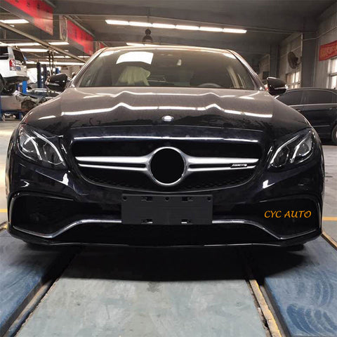 w213 LCI E63 bodykit 2016-2019 for sport sedan including front bumper/rear diffuser/grille