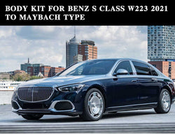 W223 MAYBACH BODYKIT FOR S-CLASS 2021 UPGRADE TO MAYBACH TYPE