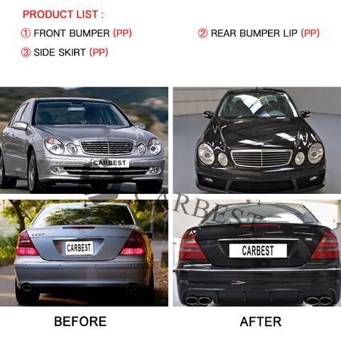 W211 E63 AMG BODY KIT FOR E-CLASS W211 2003-2008